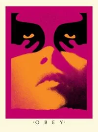 Obey - Juego de sombras-Naranja
